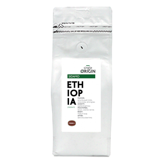 Espresso Arabica Sidamo 250gr S.O.