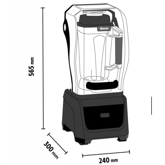 Μπλέντερ Bartscher 150193 Pro Touch 2.5Lt 