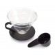 Γυάλινο Dripper με Μεταλλικό Φίλτρο Yama Tgd-4