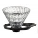 Hario V60 Glass Dripper 02 Black/White