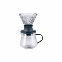 Γυάλινο Coffee Dripper Σετ Γκρι - Belogia cdgg 402012 1 - 4cups