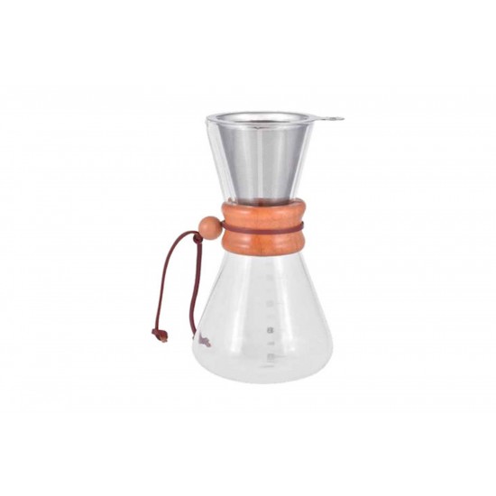 Pour Over με Ξύλινο Χερούλι Belogia pow 402005 600ml 