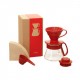 Hario V60 Colour Dripper & Pot Red