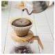 Hario Glass Coffee Dripper V60 02 Olive - Hario Dripper Με Ξύλινη Βάση 