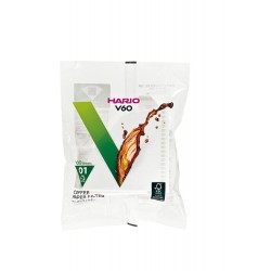 Φίλτρα Hario V60 - 01  1 Έως 2 Φλιτζάνια 100τεμ. Λευκά
