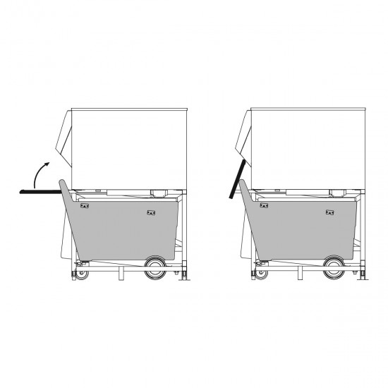 Καρότσι - Αποθήκη Πάγου 112kg EASY CART C110 IΤV