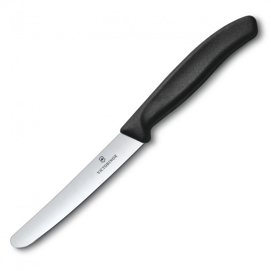 Μαχαίρι Victorinox Ίσιο με Στρογγυλεμένη Μύτη 11cm 6.7803  Μαύρο