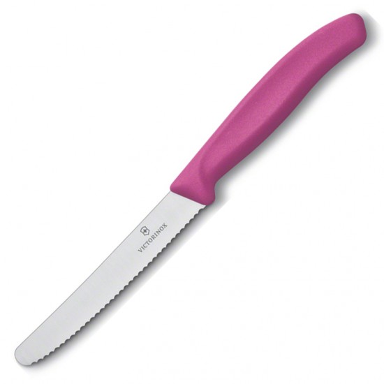Μαχαίρι Victorinox Οδοντωτό με Στρογγυλεμένη Μύτη 11cm 6.7836