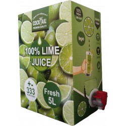 Cocktail Plus Χυμός Lime Ασκός 5L