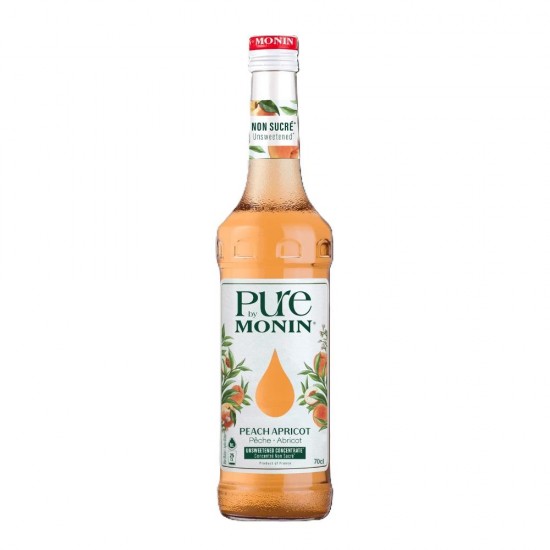 MONIN Pure Ροδάκινο Βερίκοκο 0.7Lt